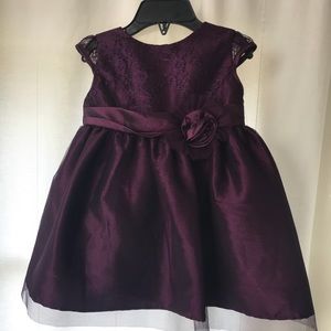 Baby girl fancy party dress, purple, NWT